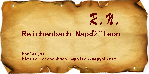 Reichenbach Napóleon névjegykártya